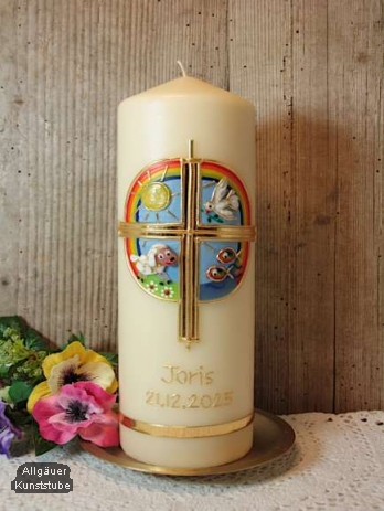 Individuelle Taufkerze - Adam