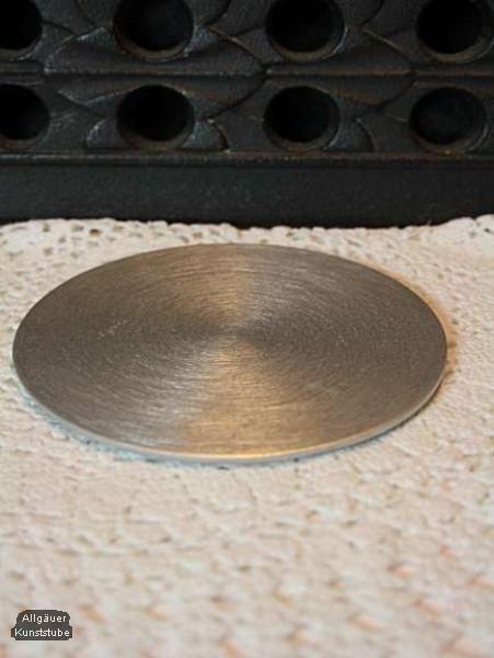 Kerzenteller Lars 10 cm Gold/ Silber