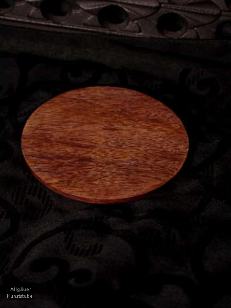 Kerzenteller Antje 10 cm weiß /dunkel