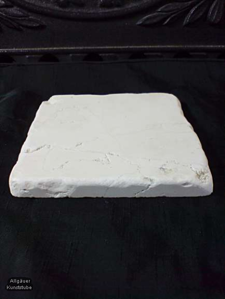 Kerzenplatte Julia 10 cm weiß