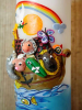 Taufkerze Arche mit Noah
