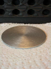 Kerzenteller Lars 10 cm Gold/ Silber