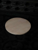 Kerzenteller Antje 10 cm weiß /dunkel