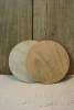 Kerzenteller Brigitte Holz 14 cm Hell / Natur