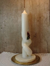 Elegante Hochzeitskerze Zoe