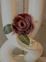 Elegante Hochzeitskerze Zoe