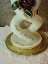 Elegante Hochzeitskerze Zoe