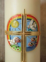 Individuelle Taufkerze - Adam