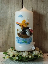 Kommunionkerze Arche Noah inkl. Box