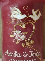 Romantische Mantelkerze Hedwig