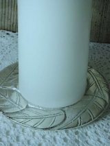 Kerzenteller Henriette/silber/14 cm