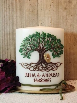 Hochzeitskerze Lilli