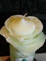 Mantelkerze Anna Rosette 25 cm x 7 cm