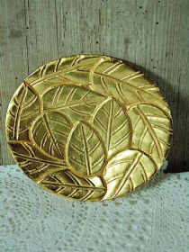 Kerzenteller Josef 14 cm gold / silber /schwarz