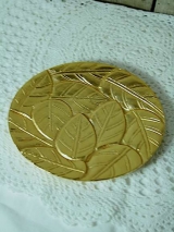 Kerzenteller Josef/ gold/14 cm