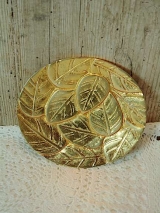 Kerzenteller Romeo/ Gold /12 cm