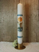 Kommunionkerze Peter mit Kelch inkl. Box